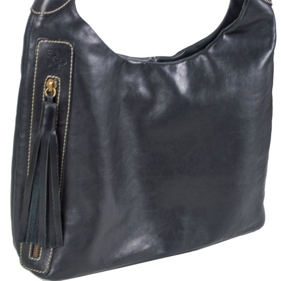 ROBERT  PIETRI Spain Side Zipper Leather Shoulder Hobo Bag - Picture 3 of 12